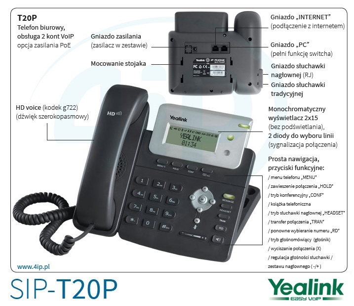 Yealink T20P Yealink SIP-T20P